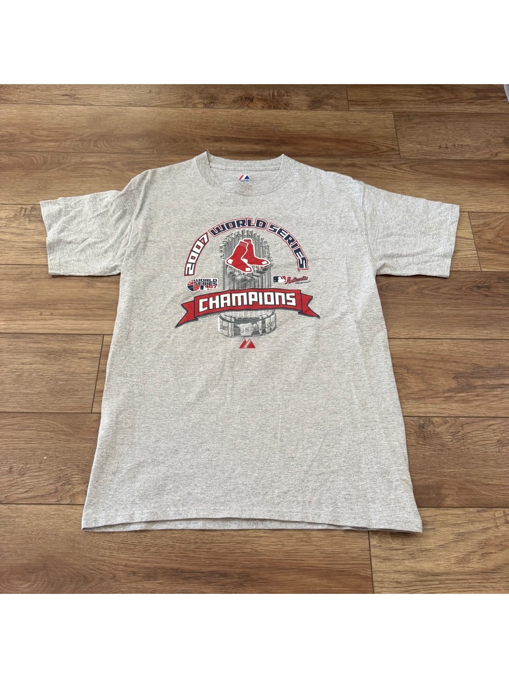 Vtg 2007 Boston Red Sox World Series Champions Shirt M